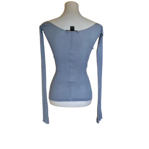 Y2K Marc Jacobs Stretch Thin Knit Top, Size Large - Picture 3 of 5